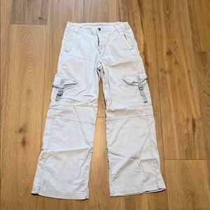 American Eagle Outfitters Women's Flare Jeans - Light Gray